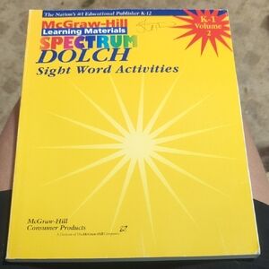Spectrum Dolch Sight Word Activities Book - Yellow